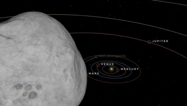 La NASA supervisa de cerca el cometa 3I Atlas.