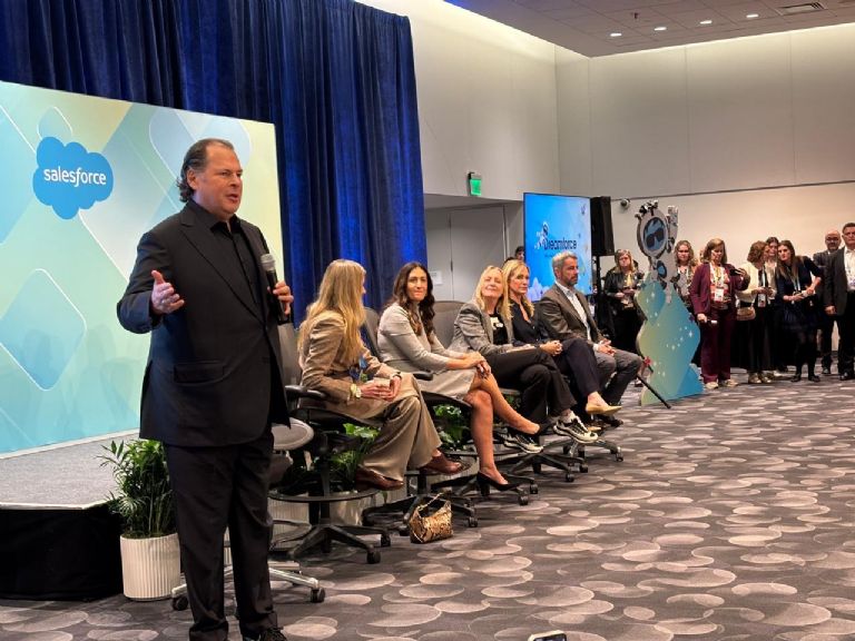 Mark Benioff, CEO de Salesforce. Foto:Karla Magaña