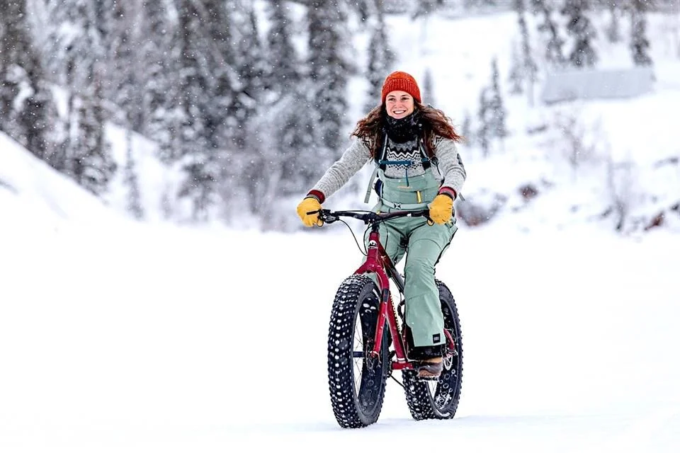 Rodar en una 'fat bike'.