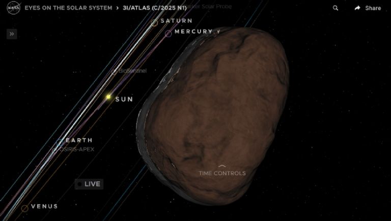 3I Atlas sería catastrófico para la Tierra en caso de que la impactara