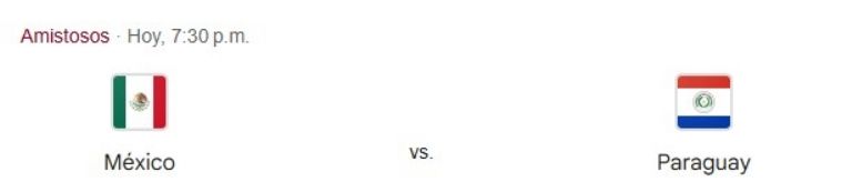 mexico vs paraguay a que hora donde ver en vivo partido amistoso internacional fecha fifa noviembre