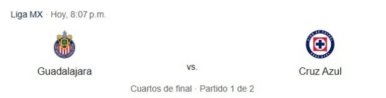 chivas vs cruz azul a que hora donde ver en vivo cuartos de final liguilla liga mx