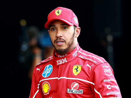 Lewis Hamilton, piloto de Ferrari.