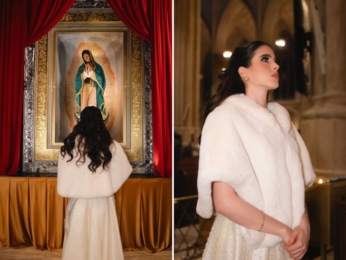 La primera actividad oficial de Fátima Bosch como Miss Universo 2025 fue una emotiva misa en la Catedral de San Patricio, mostrando su devoción.