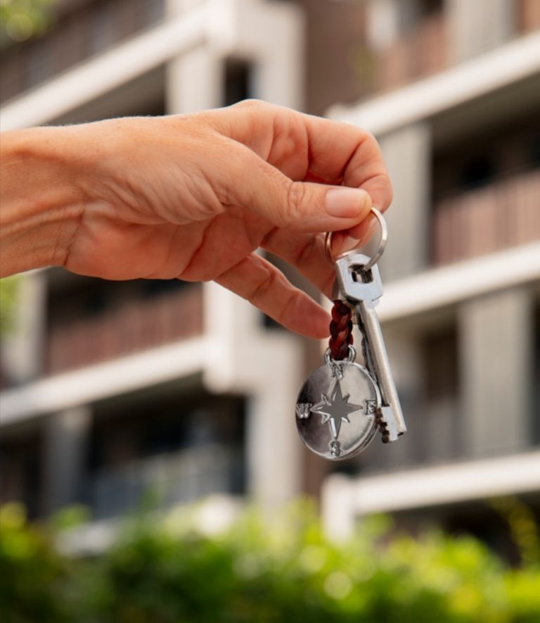 Llaves de casa representando oportunidades y seguridad