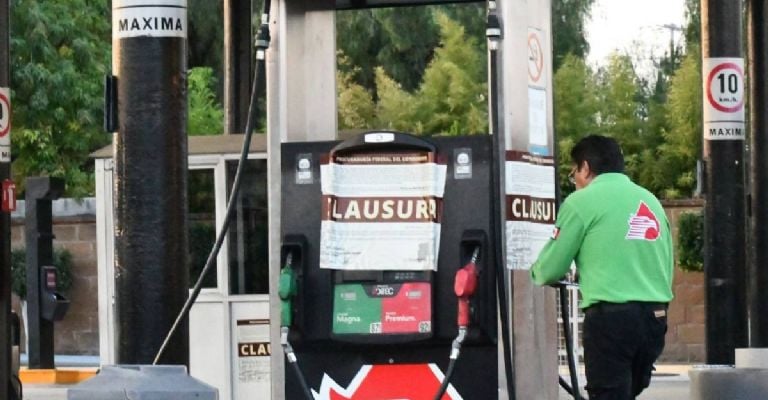 Infografía sobre precios de combustibles en México