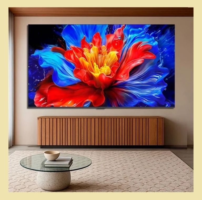 Detalle de la tecnología QLED de un televisor TCL