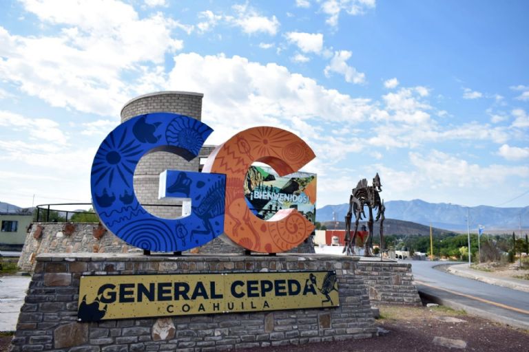 Huellas de dinosaurios en General Cepeda