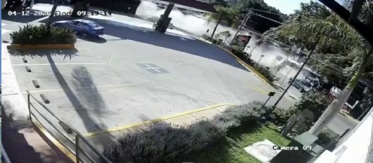 Camión Primavera: captan accidente vial