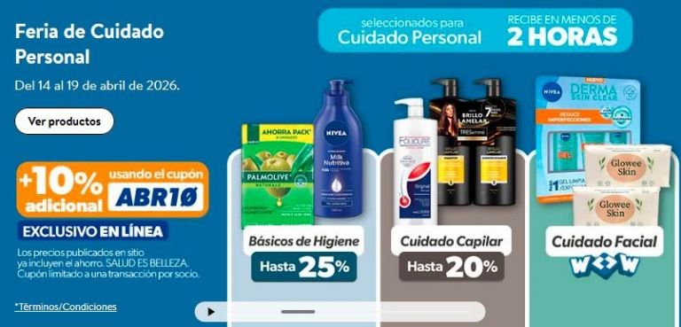 Feria del Cuidado Personal en Sam's Club