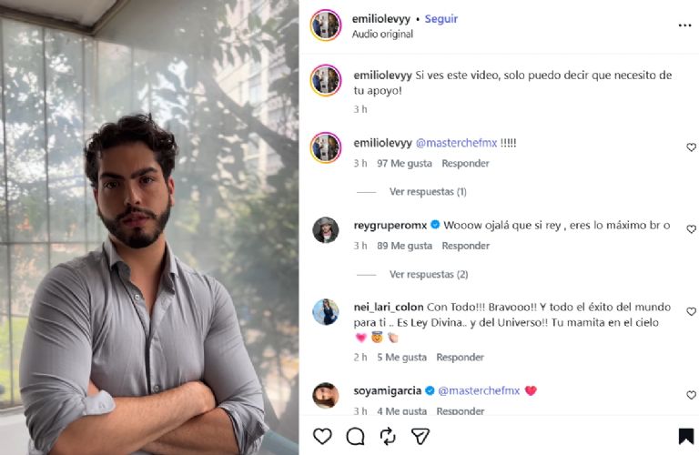 Emilio Levy: Busca apoyo para MasterChef 2026