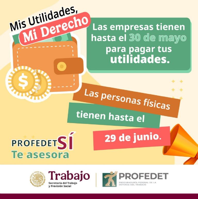 Trabajadores cobrando sus utilidades