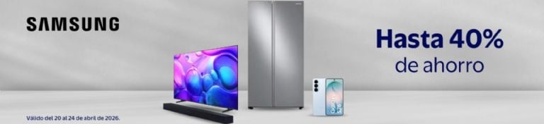 Walmart: ¡40% OFF en Samsung!