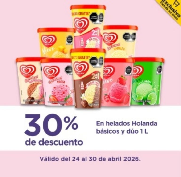 Chedraui: ¡Postres 30% OFF hasta 30/04!