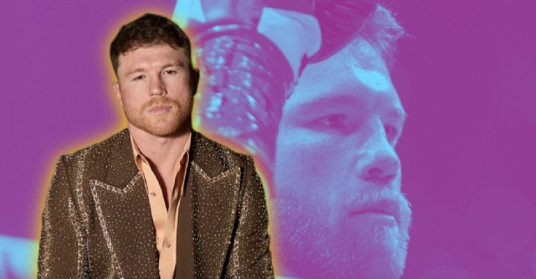 Saúl 'Canelo' Álvarez en un campo de golf.