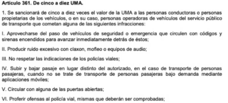 Regulaciones de movilidad en Jalisco