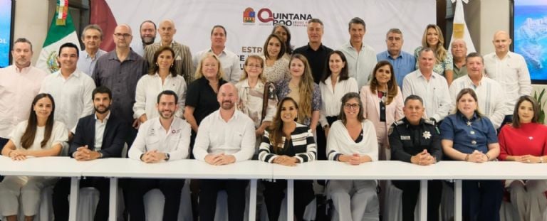 Mara Lezama presenta plan QRoo Mundial 2026 a diplomáticos.
