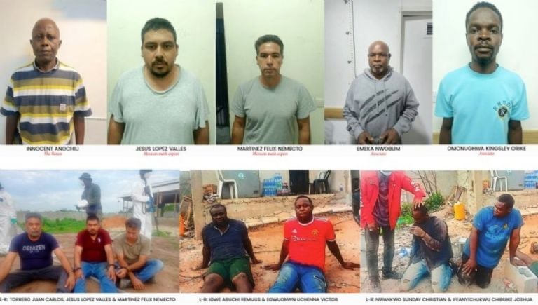 Cae narco laboratorio; 3 mexicanos y 5 nigerianos detenidos.