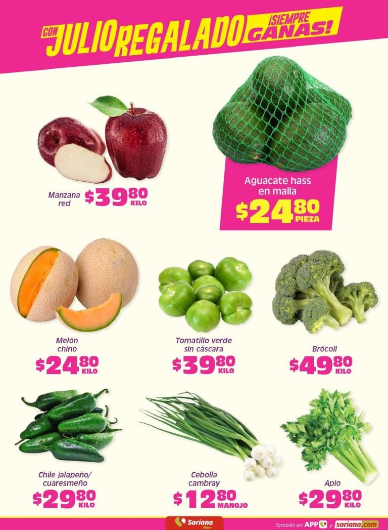 Promoción de limón en Soriana
