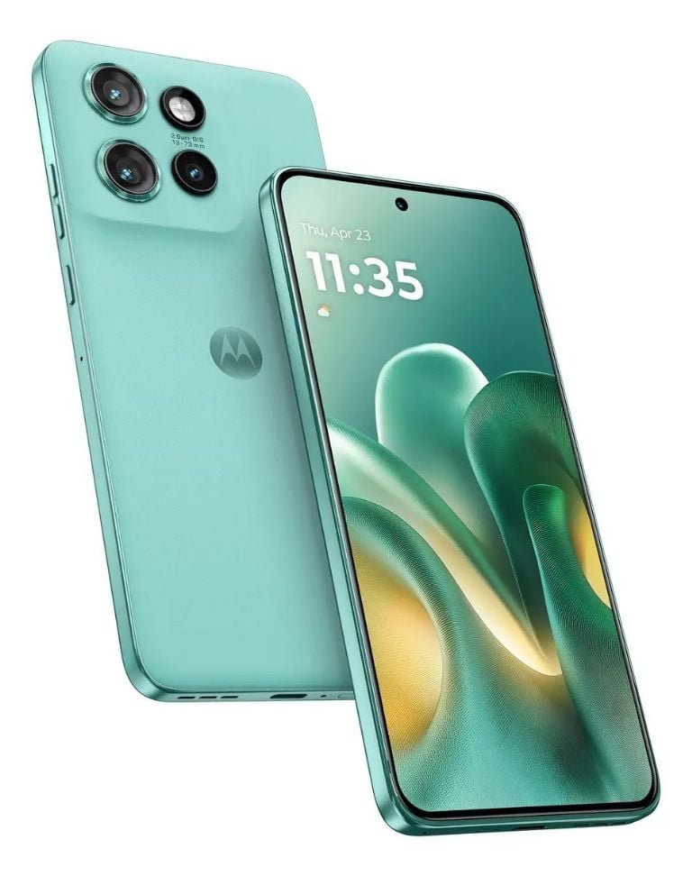 Imagen del Motorola Edge 60 Fusion destacando su diseño