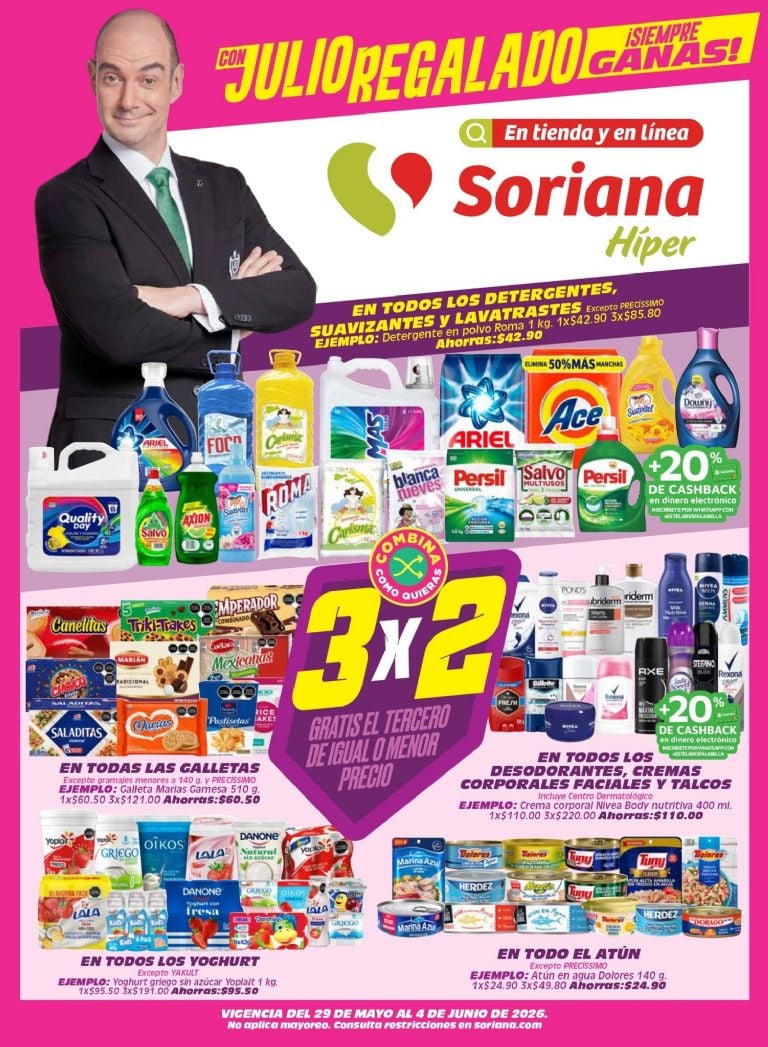 Ofertas en supermercados Soriana