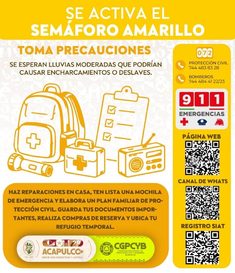 Alerta de inundaciones severas para Acapulco por depresión tropical