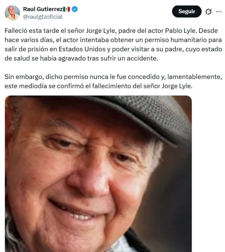 Pablo Lyle y su padre