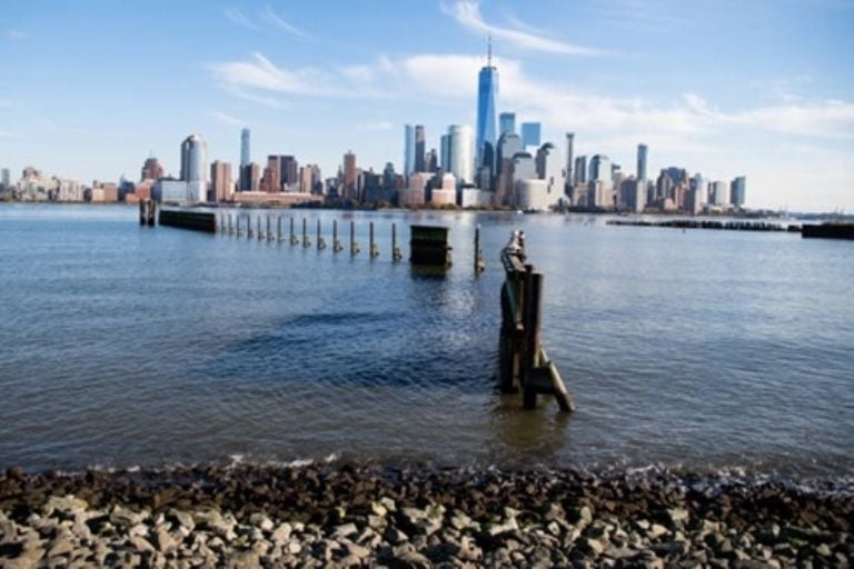 Aspecto del agua contaminada por algas