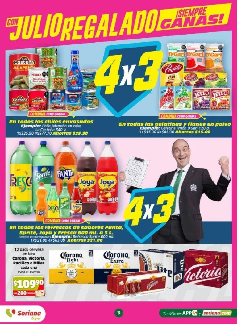 Ofertas Julio Regalado Soriana