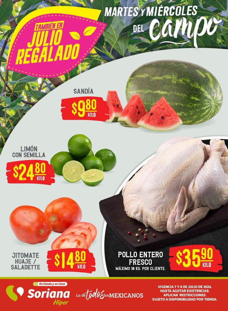 Descuentos en el Martes y Miércoles de Campo