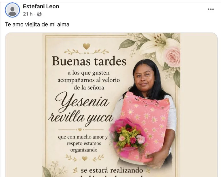 «Le quitaron la vida a mi madre»: el dolor tras el hallazgo de Yesenia