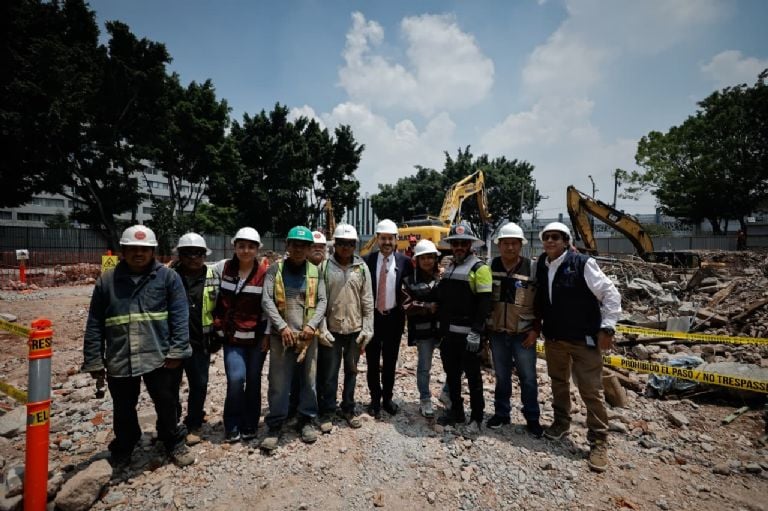 Avances en la construcción del Hospital ISSSTE en Tlatelolco