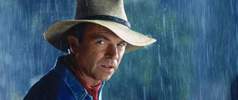 Sam Neill como el Dr. Alan Grant