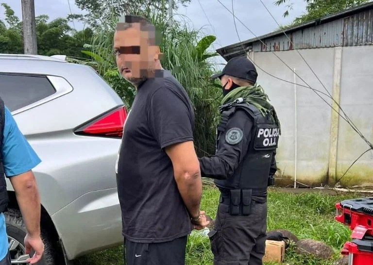 Incautación de armas tras la captura de El Diablo